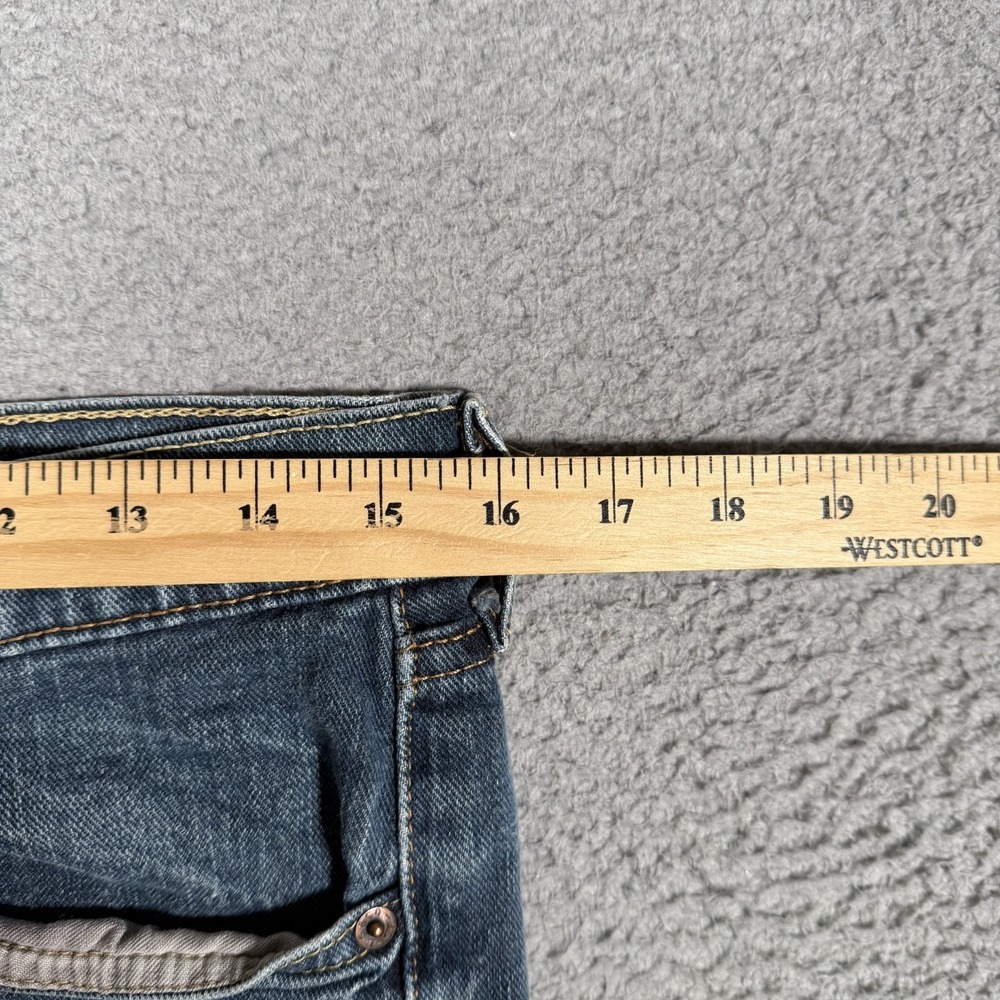 Levis Jeans Mens 32x32 Blue 505 Straight Fit Denim Casual Logo Preppy 5 Pocket - Picture 5 of 12